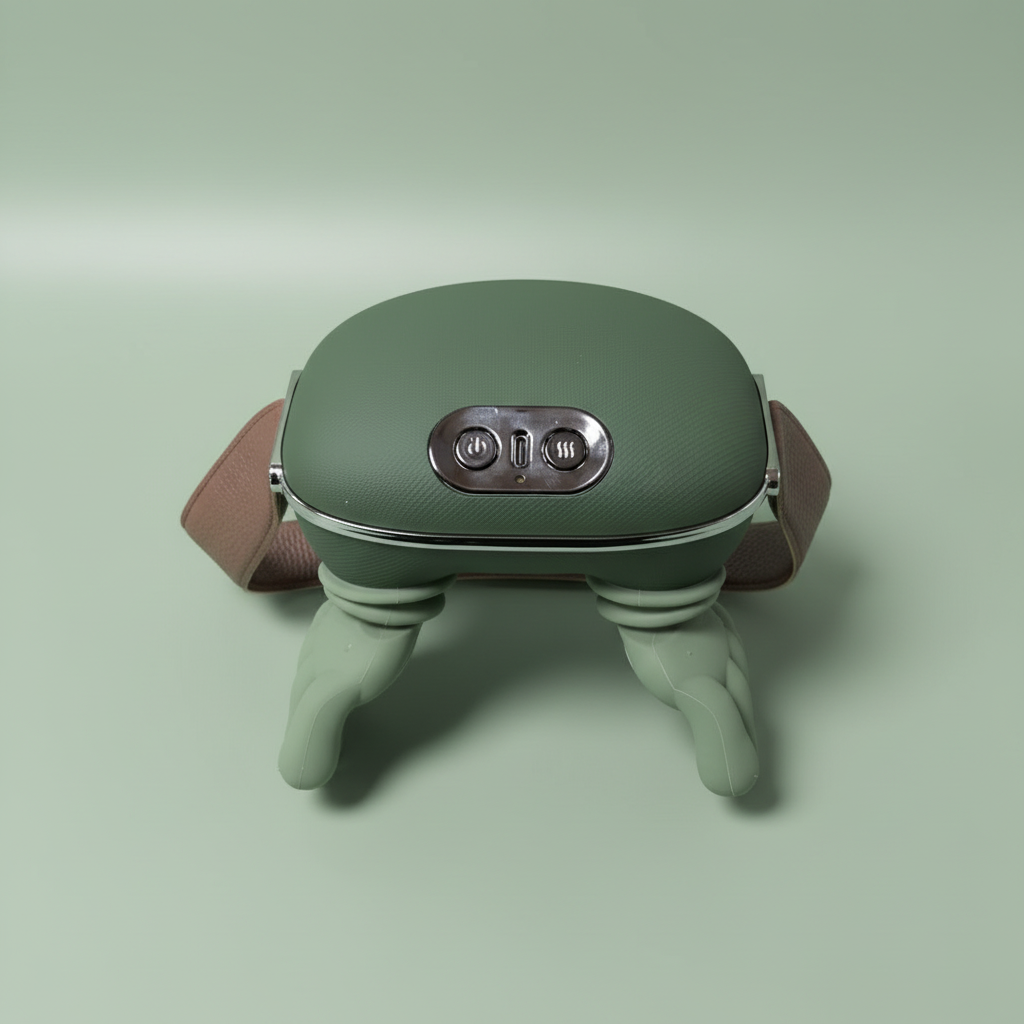 Massager Green Background